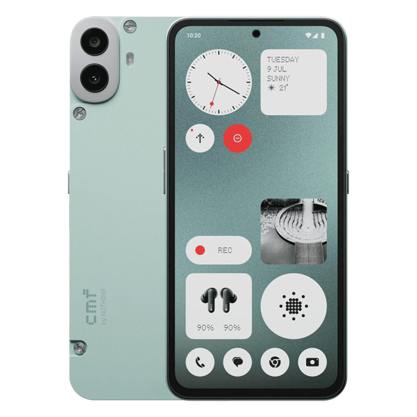 CMF PHONE 1 ライトグリーン 128GB Buy Nothing CMF Phone 1 5G (6GB RAM, 128GB, Light Green) Online